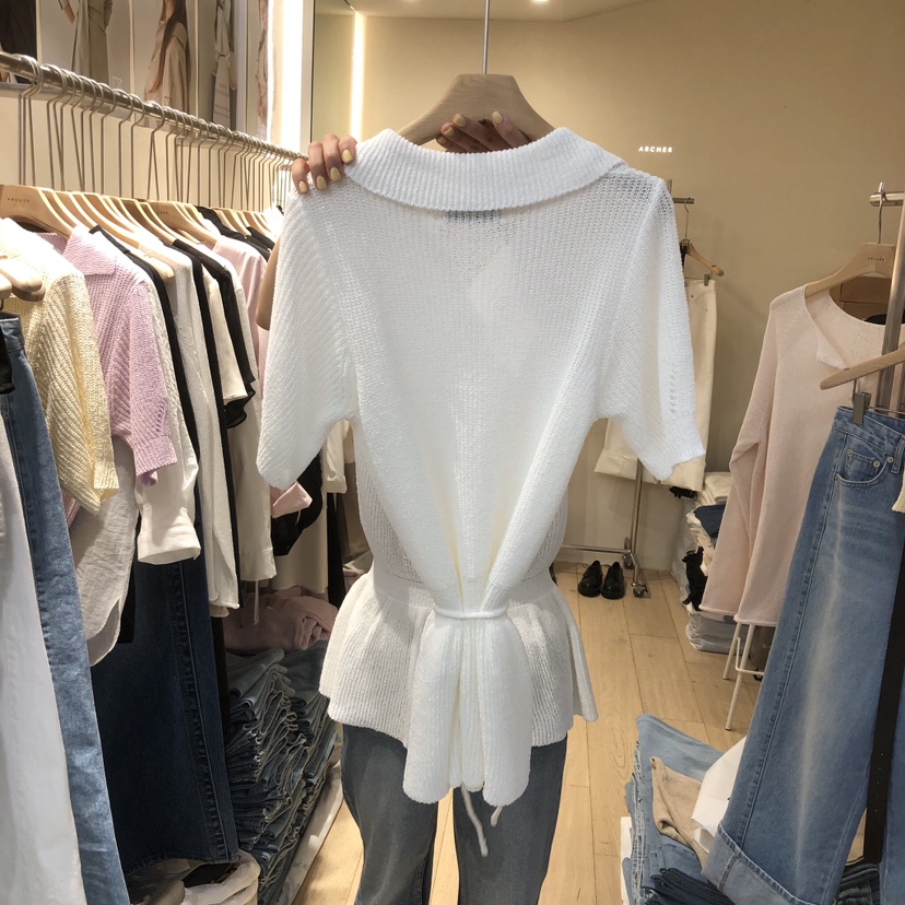 ARCHER韓國東大門代購女士新款26春夏推薦職業休閑針織衫ARCHER針織衫