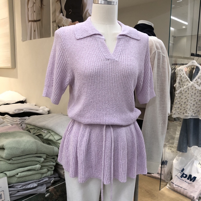 ARCHER韓國東大門代購女士新款26春夏推薦職業休閑針織衫ARCHER針織衫圖色1