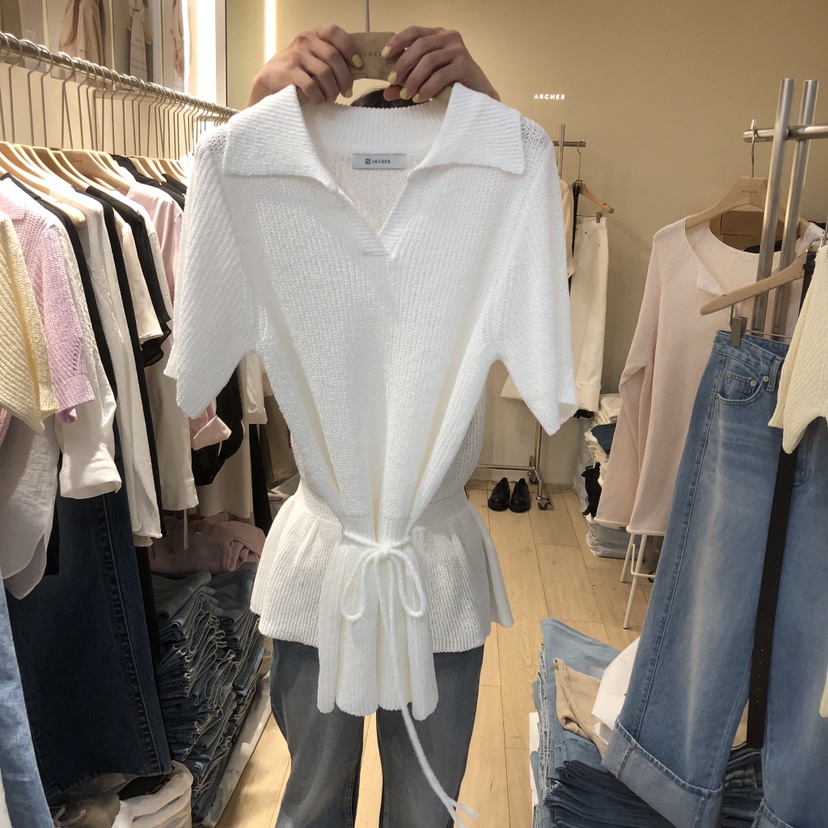 ARCHER韓國東大門代購女士新款26春夏推薦職業休閑針織衫ARCHER針織衫圖色2