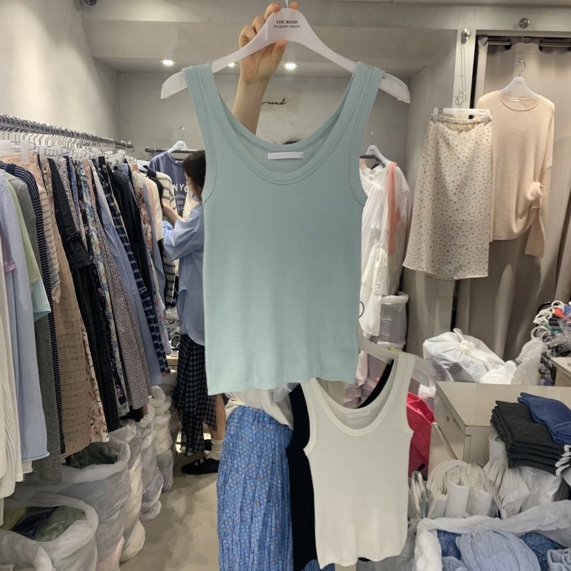 LOGROAD韓國直郵女裝新品推薦休閑職業26春夏熱賣吊帶背心LOG ROAD吊帶/背心圖色1