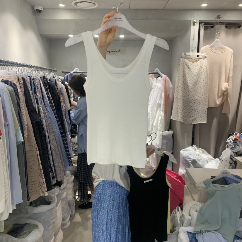 LOGROAD韓國直郵女裝新品推薦休閑職業26春夏熱賣吊帶背心LOG ROAD吊帶/背心圖色2