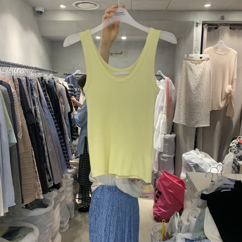 LOGROAD韓國直郵女裝新品推薦休閑職業26春夏熱賣吊帶背心LOG ROAD吊帶/背心圖色4