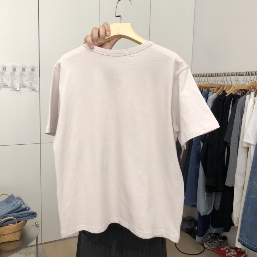 DOHWAJI韓國東大門直郵女士新品推薦職業人氣熱賣26春夏T恤DOHWAJIT恤