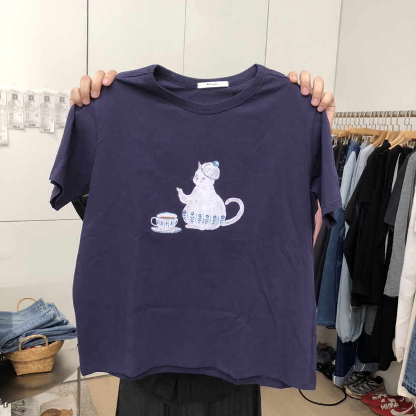 DOHWAJI韓國東大門直郵女士新品推薦職業人氣熱賣26春夏T恤DOHWAJIT恤圖色1