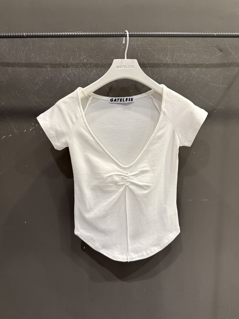 GATELESS韓國直郵女士新款休閑職業人氣時尚26春夏推薦T恤GATELESST恤圖色1