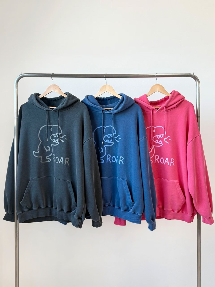 KIRIN韓國直郵實拍女士新品時尚休閑人氣熱賣26春夏職業衛衣KIRIN衛衣圖色2左二色