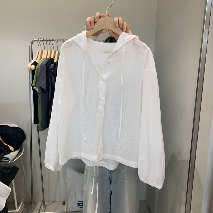 OUTRENE韓國代購女士新款26春夏職業熱賣人氣推薦襯衫蕾絲衫OUTRENE襯衫/蕾絲衫圖色1