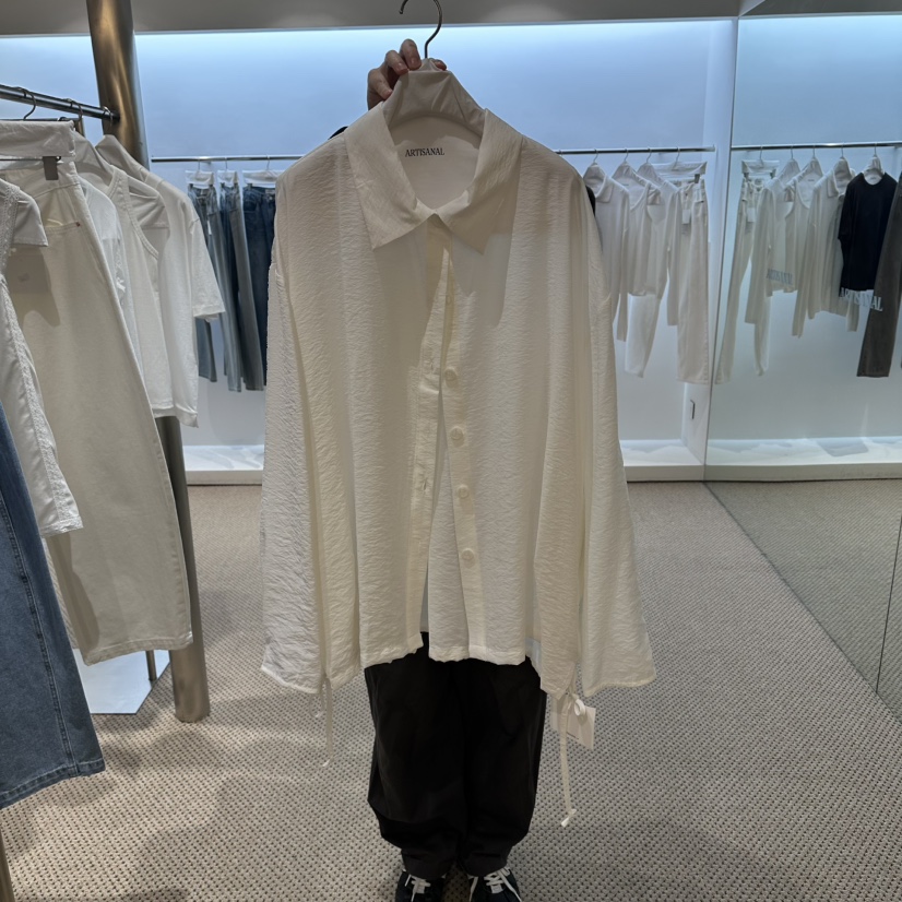 ARTISANAL韓國直郵女裝新品人氣推薦休閑時尚夾克透視褶皺ARTISANAL夾克圖色1