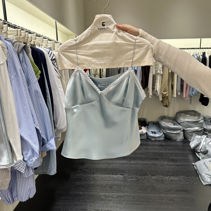 TOMGIRL韓國直郵女士新款時尚人氣熱賣職業26春夏吊帶背心TOMGIRL吊帶/背心圖色2