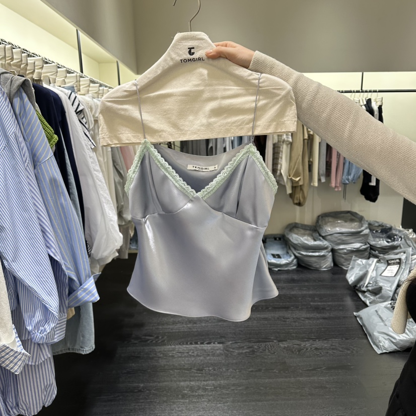 TOMGIRL韓國直郵女士新款時尚人氣熱賣職業26春夏吊帶背心TOMGIRL吊帶/背心圖色3