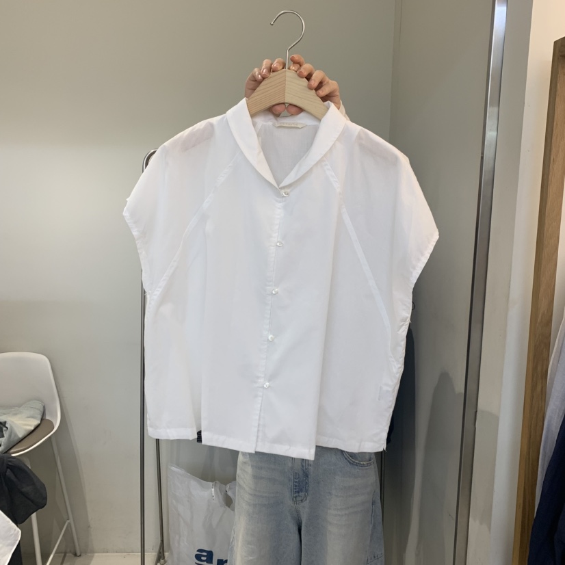 OUTRENE韓國直郵女裝新品推薦26春夏人氣職業休閑襯衫蕾絲衫OUTRENE襯衫/蕾絲衫圖色1