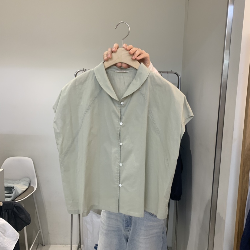 OUTRENE韓國直郵女裝新品推薦26春夏人氣職業休閑襯衫蕾絲衫OUTRENE襯衫/蕾絲衫圖色2