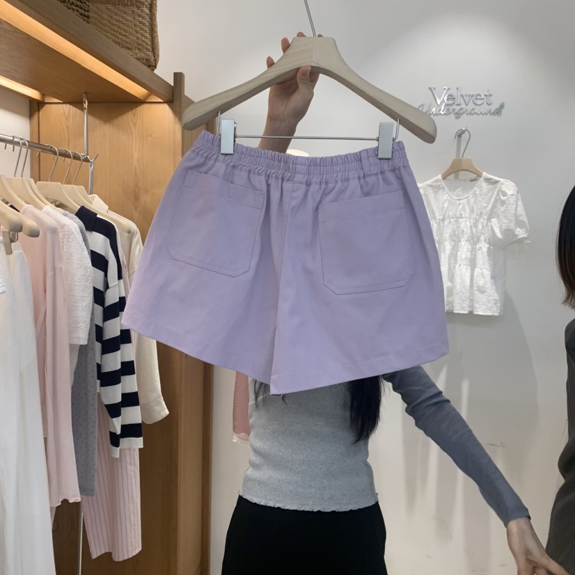 VELVET UNDERGROUND韓國代購女士新品推薦26春夏人氣短褲VELVET UNDERGROUND短褲