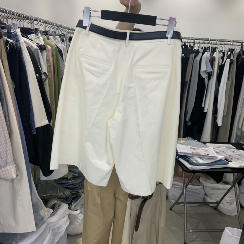 THE SECOND GROW韓國代購女士新款熱賣休閑短褲不含腰帶THE SECOND GROW短褲