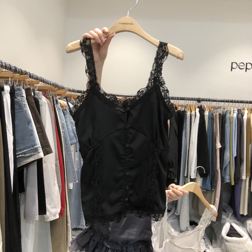 ALMOND PEPE韓國東大門代購女裝新品推薦26春夏吊帶背心ALMOND PEPE吊帶/背心圖色2