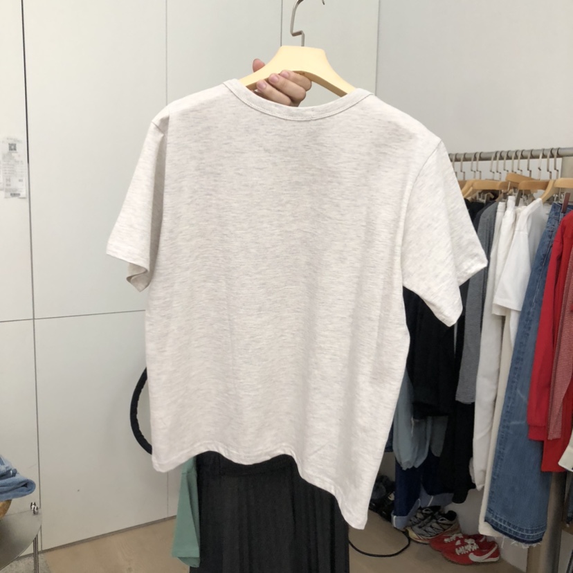 DOHWAJI韓國直郵實拍女裝新品人氣休閑職業26春夏推薦T恤DOHWAJIT恤