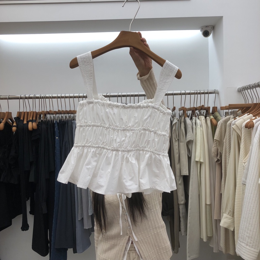 DRESS ROOM韓國東大門代購女裝新款推薦時尚熱賣吊帶背心DRESS ROOM吊帶/背心