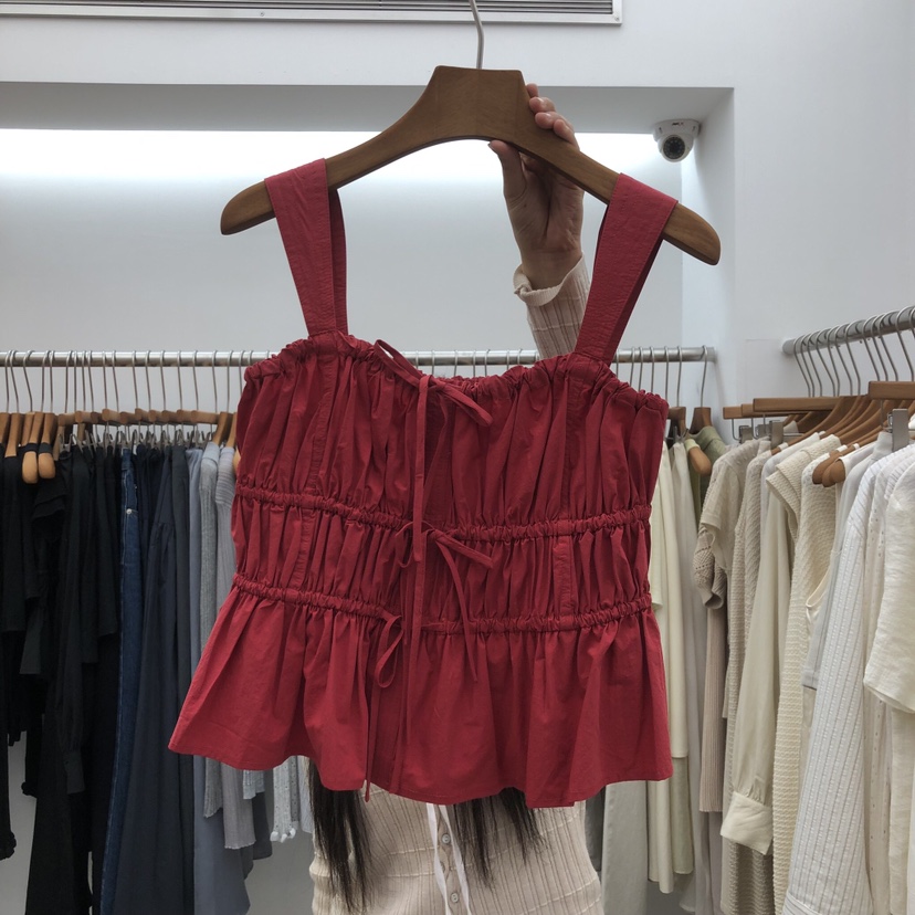 DRESS ROOM韓國東大門代購女裝新款推薦時尚熱賣吊帶背心DRESS ROOM吊帶/背心圖色2