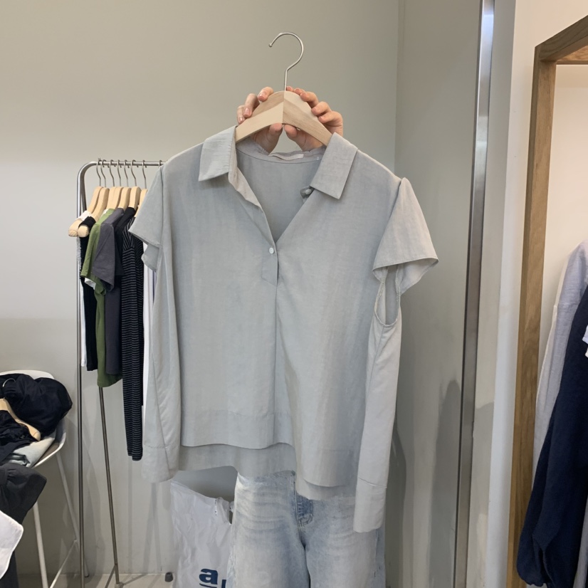 OUTRENE韓國直郵實拍女裝新款熱賣休閑時尚人氣襯衫蕾絲衫OUTRENE襯衫/蕾絲衫圖色3