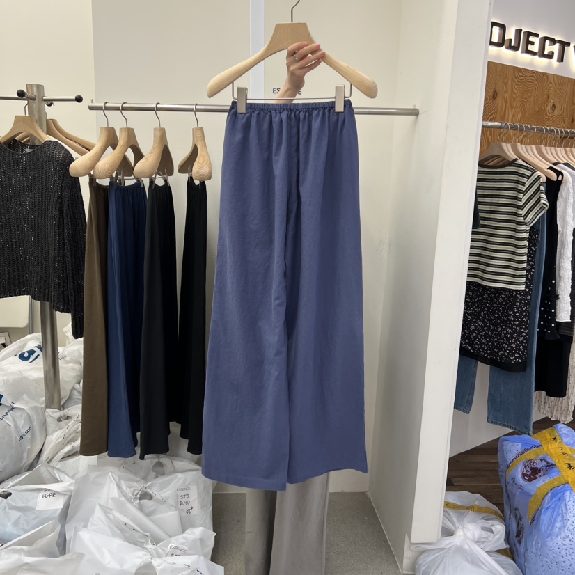 ESSENCE韓國東大門直郵女裝新款熱賣休閑職業休閑褲亞麻布ESSENCE休閑褲圖色1