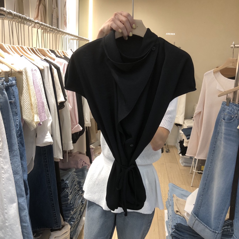 ARCHER韓國東大門直郵女裝新品人氣26春夏休閑襯衫蕾絲衫ARCHER襯衫/蕾絲衫圖色4