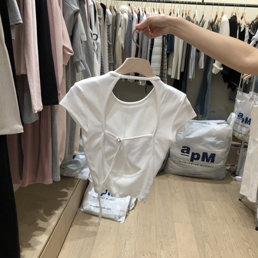 MEMOIRE韓國直郵女士新品熱賣人氣26春夏休閑時尚職業T恤MEMOIRET恤