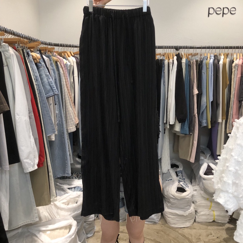 ALMOND PEPE韓國代購女裝新款休閑熱賣26春夏休閑褲褶裥ALMOND PEPE休閑褲圖色2