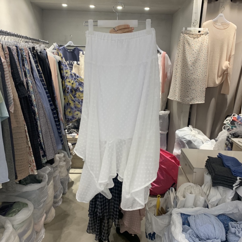 LOGROAD韓國東大門代購女士新款時尚休閑職業半身裙中短裙LOG ROAD半身裙/中短裙