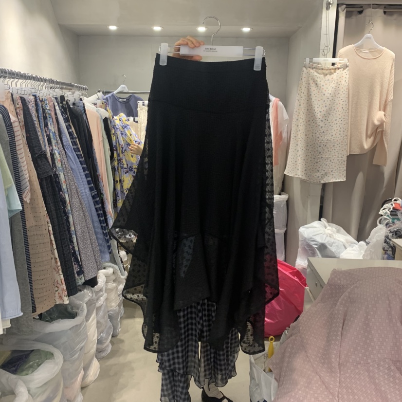 LOGROAD韓國東大門代購女士新款時尚休閑職業半身裙中短裙LOG ROAD半身裙/中短裙圖色3