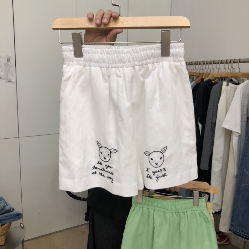 DOHWAJI韓國東大門直郵女士新款時尚職業熱賣26春夏休閑短褲DOHWAJI短褲圖色1