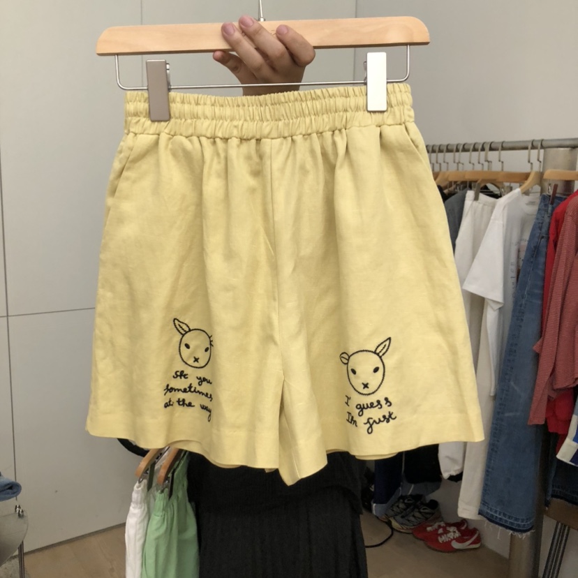 DOHWAJI韓國東大門直郵女士新款時尚職業熱賣26春夏休閑短褲DOHWAJI短褲圖色2