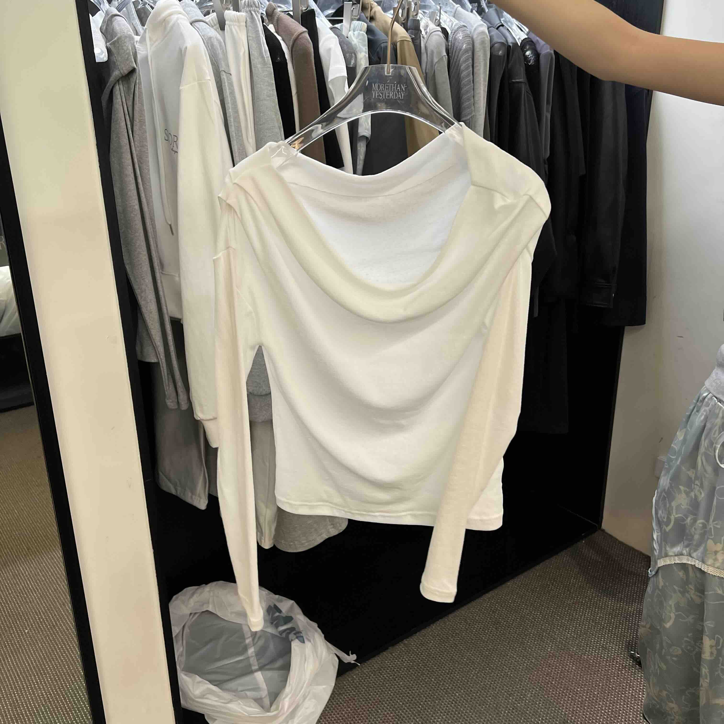 MORE THAN YESTERDAY/LOVE YOU SO MUCH韓國直郵實拍女士新品推薦長袖T恤LYSM/MORE THAN YESTERDAY長袖T恤圖色2