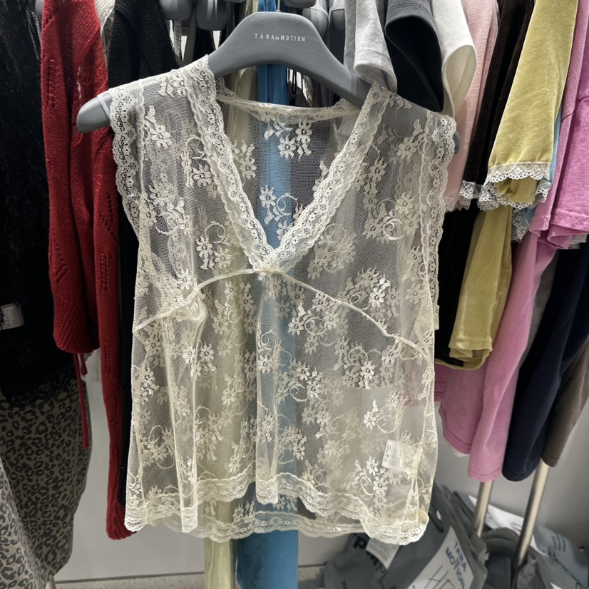 TARABY MOTION韓國代購女裝新品推薦休閑時尚26春夏吊帶背心TARABY MOTION吊帶/背心圖色2米色