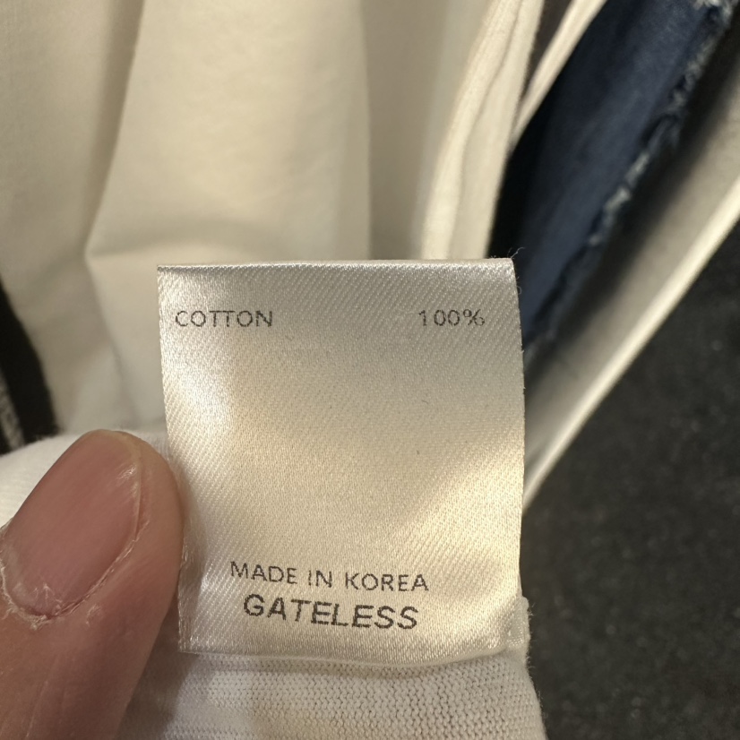 GATELESS韓國直郵女士新款26春夏熱賣時尚推薦人氣T恤假兩件GATELESST恤