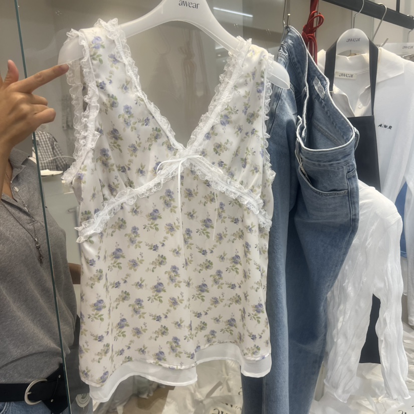 RUMIRU/AWEAR韓國東大門直郵女裝新品職業推薦人氣吊帶背心awear/RUMIRU吊帶/背心圖色1