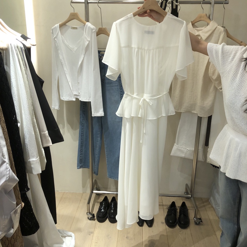 ARCHER韓國東大門代購女裝新品人氣熱賣休閑職業推薦連衣裙ARCHER連衣裙