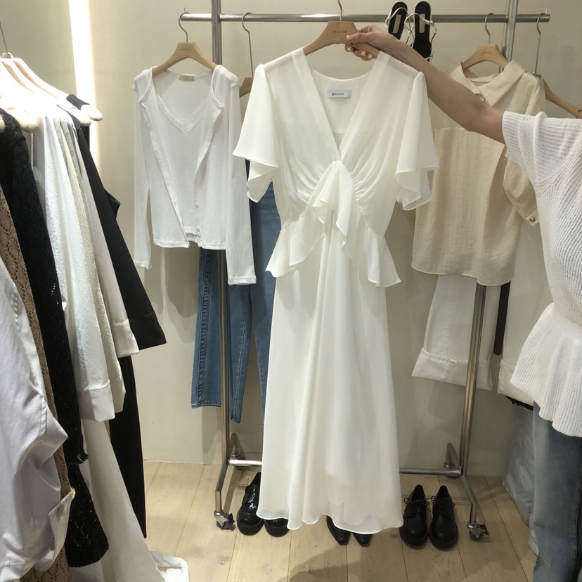 ARCHER韓國東大門代購女裝新品人氣熱賣休閑職業推薦連衣裙ARCHER連衣裙圖色1