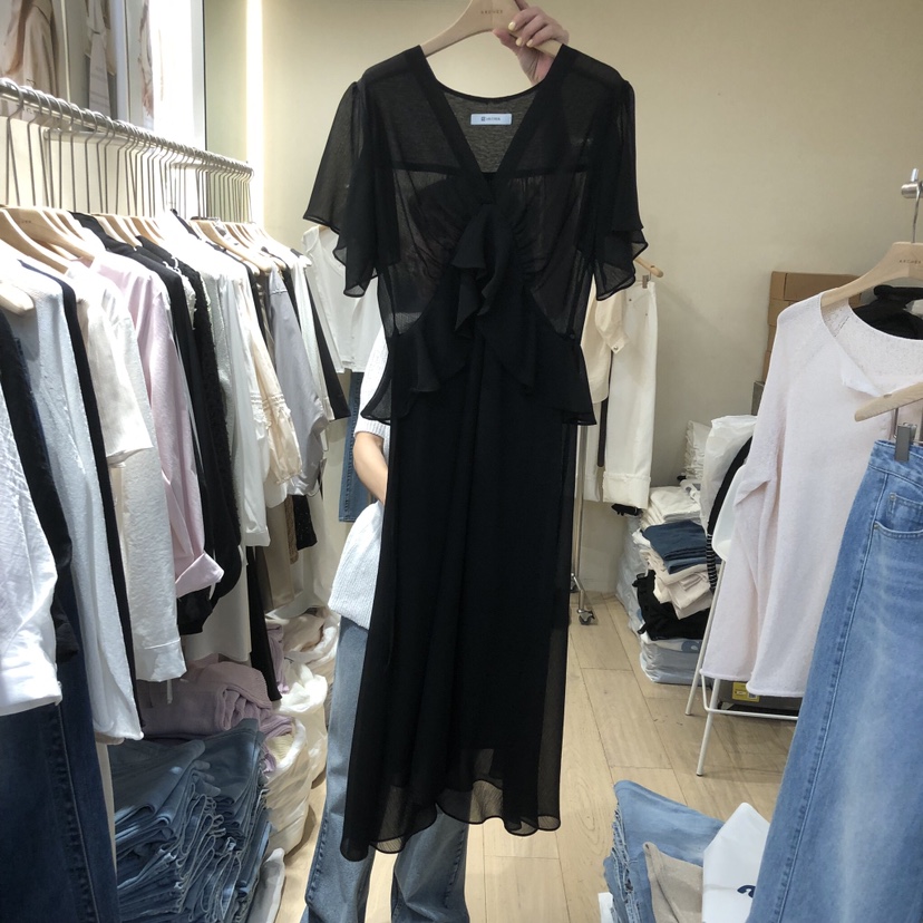 ARCHER韓國東大門代購女裝新品人氣熱賣休閑職業推薦連衣裙ARCHER連衣裙圖色3