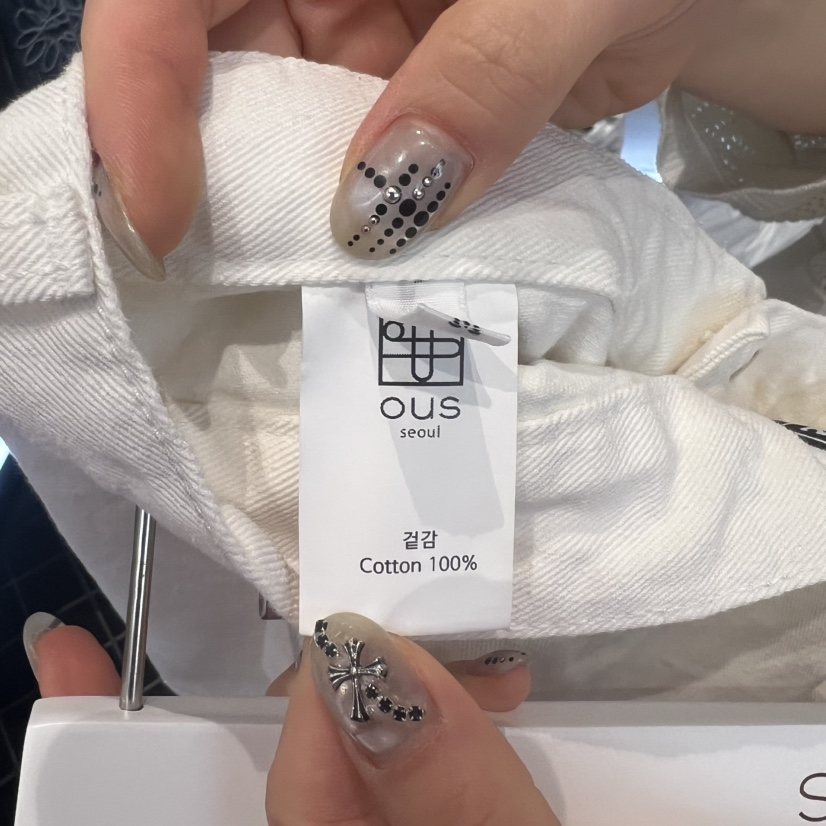 OUS/INCH-L韓國東大門代購女裝新品休閑26春夏裙褲棉質OUS/INCH裙褲