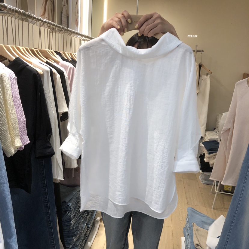 ARCHER韓國代購女裝新品26春夏休閑職業人氣熱賣襯衫蕾絲衫ARCHER襯衫/蕾絲衫圖色1