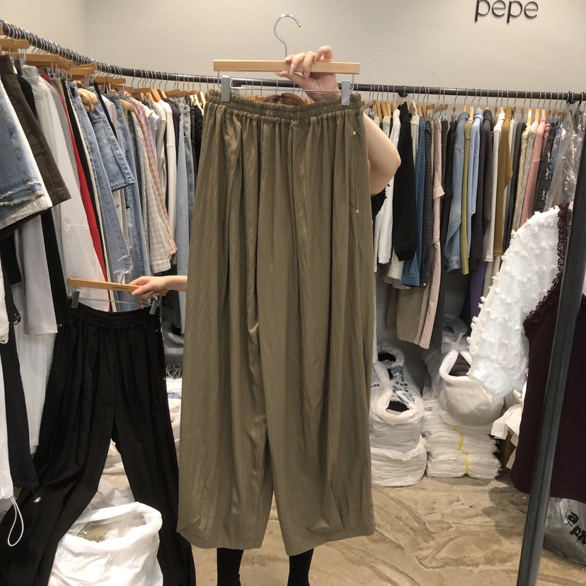 ALMOND PEPE韓國代購女裝新品職業休閑推薦26春夏休閑褲ALMOND PEPE休閑褲