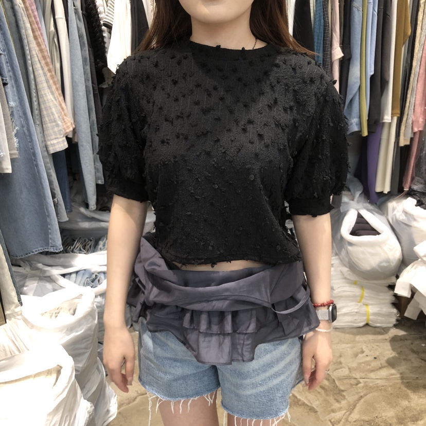 ALMOND PEPE韓國東大門直郵女士新品時尚職業26春夏推薦T恤ALMOND PEPET恤圖色2