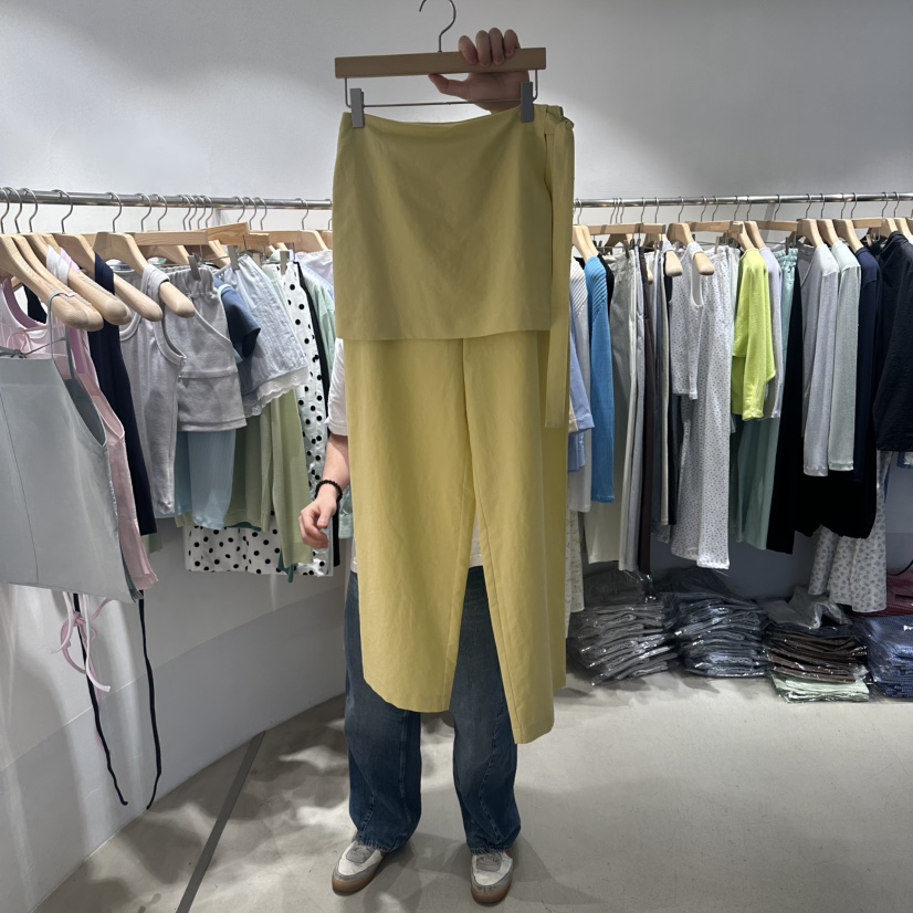 ROOM K-P韓國東大門代購女士新品時尚26春夏職業休閑裙褲roomk裙褲圖色2