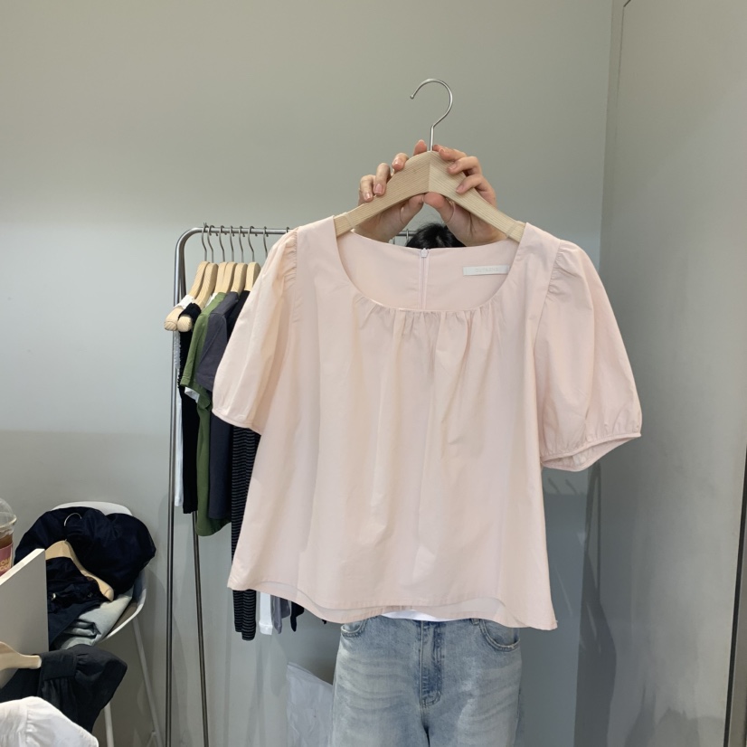 OUTRENE韓國直郵實拍女士新品熱賣26春夏休閑時尚襯衫蕾絲衫OUTRENE襯衫/蕾絲衫圖色3