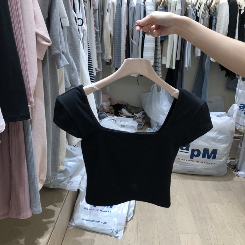 MEMOIRE韓國直郵女裝新品職業熱賣推薦休閑26春夏人氣T恤MEMOIRET恤