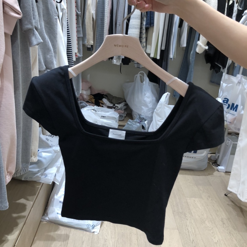 MEMOIRE韓國直郵女裝新品職業熱賣推薦休閑26春夏人氣T恤MEMOIRET恤圖色3