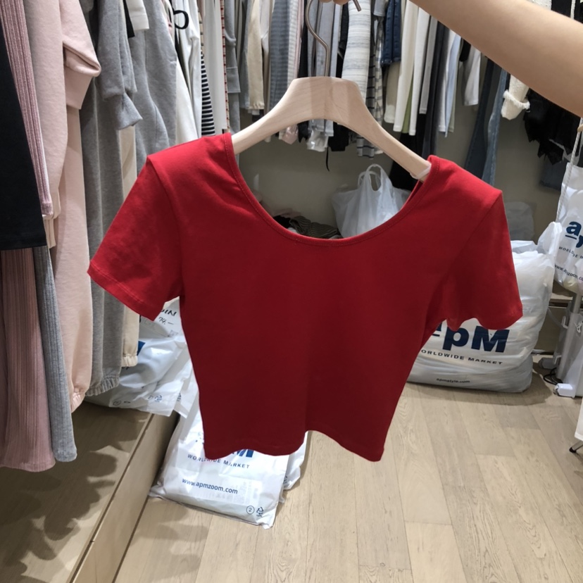 MEMOIRE韓國直郵女裝新品人氣時尚推薦職業26春夏熱賣T恤MEMOIRET恤