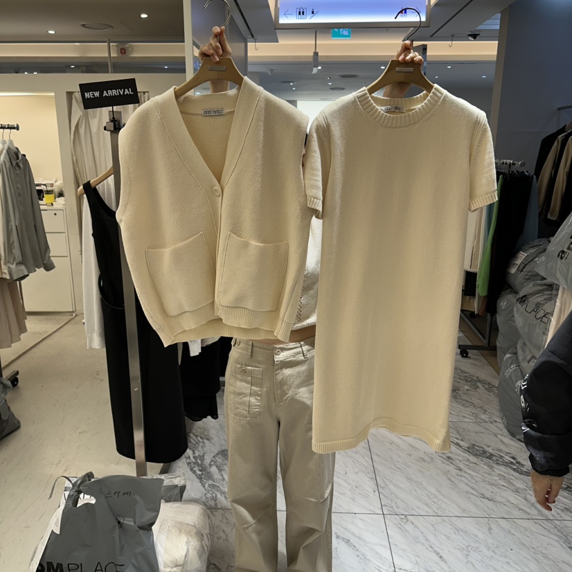 MER韓國直郵實拍女裝新品職業26春夏熱賣時尚推薦人氣連衣裙MER/ANGELO BIANCO連衣裙