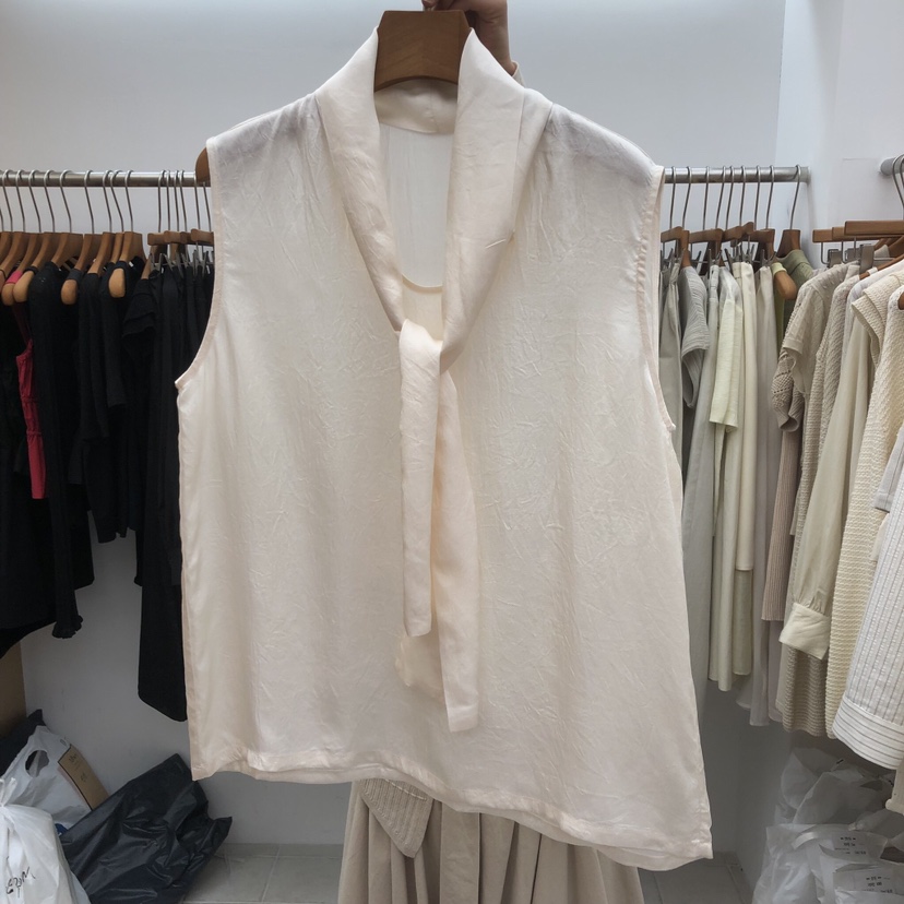 DRESS ROOM韓國直郵女士新款職業熱賣時尚26春夏吊帶背心系帶DRESS ROOM吊帶/背心圖色2