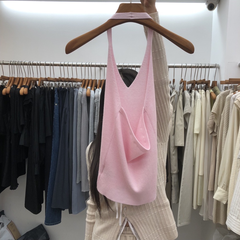 DRESS ROOM韓國東大門直郵女裝新款熱賣休閑推薦吊帶背心DRESS ROOM吊帶/背心